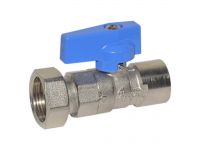 Bianchi Кран прямой d1/2" В х 3/4" В с накидной гайкой (blue/синий) (528004050E)