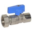 Bianchi Кран прямой d1/2" В х 3/4" В с накидной гайкой (blue/синий) (528004050E)