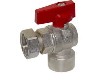 Bianchi Кран угловой d3/4" В х 3/4" В с накидной гайкой (red/красный) (527005050F)
