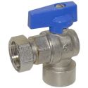 Bianchi Кран угловой d3/4" В х 3/4" В с накидной гайкой (blue/синий) (527005050E)