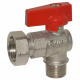 Bianchi Кран угловой d1/2" С х 3/4" В с накидной гайкой (red/красный) (526004050F)