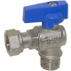 Bianchi Кран кутовий d1/2" З х 1/2" В з накидною гайкою (blue/синій) (526004040E)