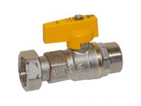 Bianchi Кран газовый прямой d3/4" С х 3/4" В (накидка гайка) (528M05050G)