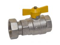 Bianchi Кран (газ) прямой d1" В х 1 1/4" В (накидка гайка) (528006070G)
