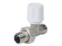 Bianchi Кран радиаторный d1/2" х 3/4"E (евроконус) прямой (413DE00400)