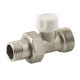 Bianchi Кран радіаторний відсікаючий d1/2"х3/4"E (євроконус) прямий (414DE00400)
