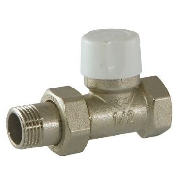 Bianchi Кран радиаторный отсекающий d1/2" прямой (4040N00400)