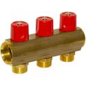 Bianchi Коллектор с вентилями d1" х 3 х 3/4" НР (red/красный) I-50 мм (233E06050A)