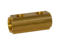 Bianchi Коллектор d1" х 2 х 1/2" ВР латунь с отверстием для ПВ 3/8" I-50 мм (252A060400)