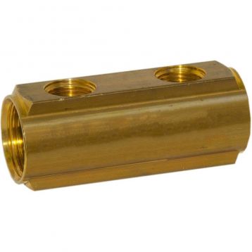 Bianchi Коллектор d1" х 2 х 1/2" ВР латунь с отверстием для ПВ 3/8" I-50 мм (252A060400)