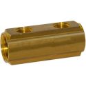 Bianchi Коллектор d1" х 2 х 1/2" ВР латунь с отверстием для ПВ 3/8" I-50 мм (252A060400)