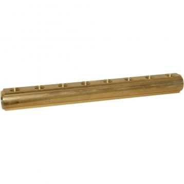 Bianchi Коллектор d1" х 8 х 1/2" ВР латунь с отверстием для ПВ 3/8" I-50 мм (258A060400)