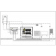 CALEFFI Колектор з технополімеру у шафі з насосом UPS 25-60 d3/4" З x 5 x 3/4" З 6 bar (1825E1)