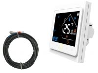 Tervix Pro Line Термостат с WiFi управлением для водяного/электрического теплого пола + датчик 3м белый (114131)