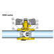 CALEFFI Кран шаровый BALLSTOP с обратным клапаном d3/4" 16 bar (323050)