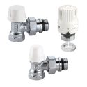Комплект кутових радіаторних кранів 1/2" з термостатом Caleffi (4220402)
