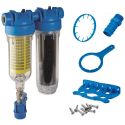 Фильтр Atlas Filtri HYDRA RAINMASTER DUO Ø1" (латунь) + картриджи RAH, LA 45°C 8 bar KIT (RA6096234)