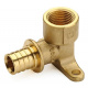 3400.23 Коліно настінне Ø20 x 1/2" ВР H 41,5 мм (натяжна гільза) GENERAL FITTINGS