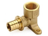 3400.23 Коліно настінне Ø20 x 1/2" ВР H 41,5 мм (натяжна гільза) GENERAL FITTINGS