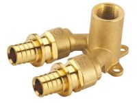 3400.34 Коліно настінне прохідне Ø20 x 1/2" ВР х Ø20 (натяжна гільза) GENERAL FITTINGS