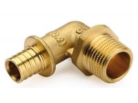 3400.21 Коліно з зовнішньою різьбою Ø25 x 3/4" ЗР (натяжна гільза) GENERAL FITTINGS