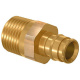 Штуцер латунь Uponor GmbH Q&E з зовнішньою конусною різьбою Ø16 х R1/2" ЗP (1023003 / 1145660) - 1