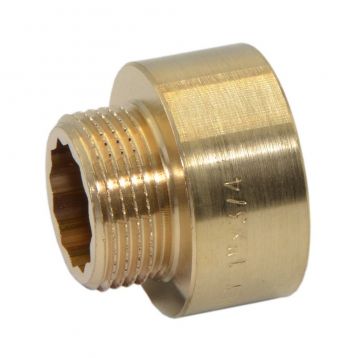 Pattaroni Перехідник латунний d3/4"M х 1"F ЗВ (F043R009)