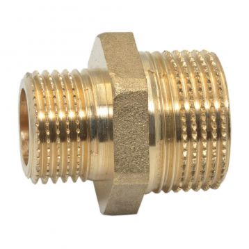 Pattaroni Ніпель редукційний латунний d1/2" х 3/4" ЗЗ (F591R005)
