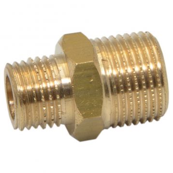 Pattaroni Ніпель редукційний латунний d1/4" х 3/8" ЗЗ (F591R001)