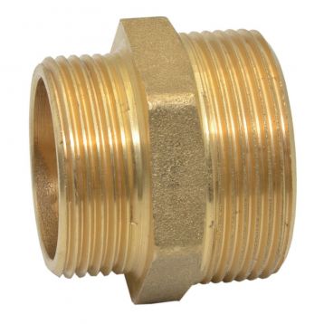 Pattaroni Ніпель редукційний латунний d1 1/4" х 1 1/2" ЗЗ (F591R013)
