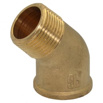 Pattaroni Коліно 45° латунне d1 1/2" ВЗ (F89R006)