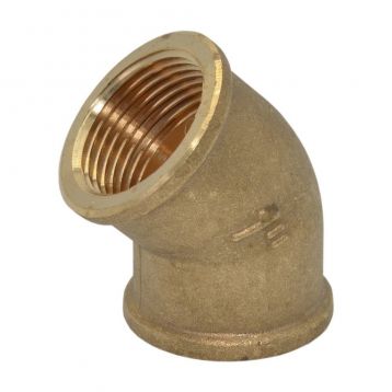 Pattaroni Коліно 45° латунне d1 1/2" ВВ (F99R006)