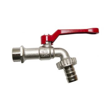 Кран поливочний шаровой Bonomi ARNO 1/2" алюминиевая ручка (73000204R)