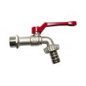 Кран поливальні кульової Bonomi ARNO 1/2" алюмінієва ручка (73000204R)