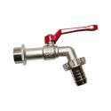 Кран поливочний шаровой Bonomi ARNO 1" алюминиевая ручка (73000208R)