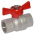 Кран-S кульовий посилений Bonomi MISSOURI 3/4" ВВ"метелик" (79530006)