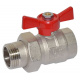 Кран-американка шаровой Bonomi TAMIGI 1" red (76500008R)