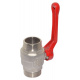 Кран шаровой Bonomi TAMIGI 1 1/4" НН алюминиевая ручка (76450210R)