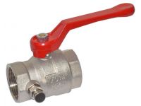 Кран шаровой Bonomi TAMIGI 1 1/4" ВВ со спускником алюминиевая ручка (76150210R)