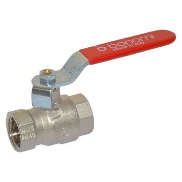 Кран шаровой Bonomi TAMIGI 1/2" ВВ стальная ручка (76000104R)