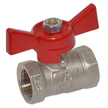 Кран шаровой Bonomi TAMIGI 3/8" ВВ "бабочка" (76020003R)