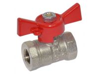 Кран шаровой Bonomi TAMIGI 1/4" ВВ "бабочка" (76020002R)