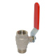 Кран шаровой Bonomi TAMIGI 1/2" ВН стальная ручка (76050104R)