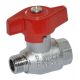 Кран шаровой Bonomi TAMIGI 1/4" ВН "бабочка" (76070002R)