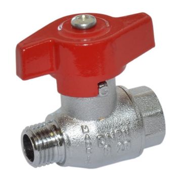 Кран шаровой Bonomi TAMIGI 1/4" ВН "бабочка" (76070002R)