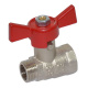 Кран шаровой Bonomi TAMIGI 3/8" ВН "бабочка" (76070003R)