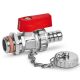Кран сливной Bonomi 1/2" хромований (77591104)