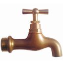 Кран поливочний вентильный Bonomi 3/4" латунь матовой (37001006)