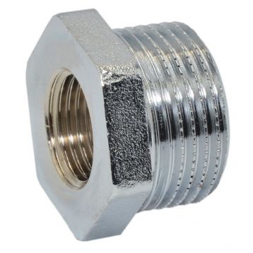 Pattaroni Перехідник (хром) (футорка) d1/2" х 1" ВЗ (F593CR008)