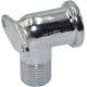 Pattaroni Коліно настінне (хром) d1/2" ВЗ (F95CR001)